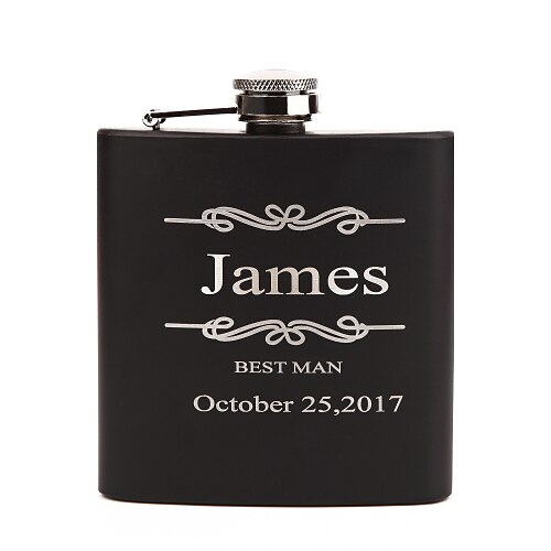 

Personalized Stainless Steel Barware & Flasks / Hip Flasks Bride / Groom / Bridesmaid Wedding / Birthday / Valentine