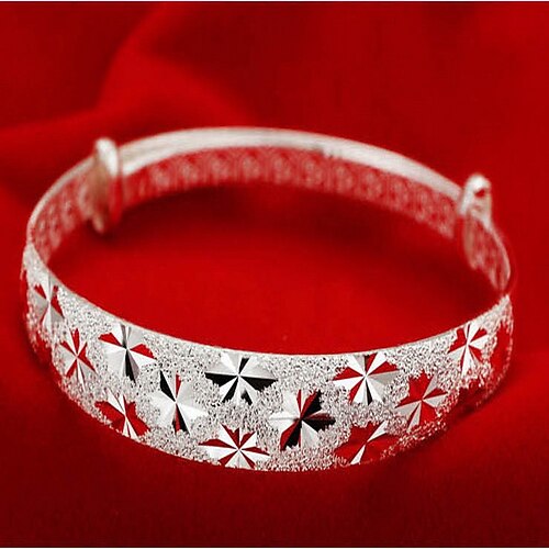 

Women's Bracelet Bangles Ladies Asian Fashion Italian Sterling Silver Bracelet Jewelry Silver For Christmas Gifts