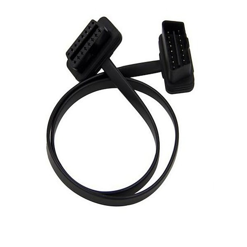 

Car Extension 16 Pin OBD 2 OBDII OBD2 Male to Female Transformation Line 16 Pin Flat Line 60Cm Long ELM327 Diagnostic Extension Cable Connector