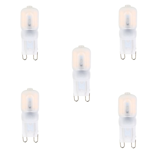 

5pcs 4 W LED Bi-pin Lights 300-400 lm G9 T 14 LED Beads SMD 2835 Dimmable Decorative Warm White Cold White Natural White 220-240 V 110-130 V / 5 pcs / RoHS