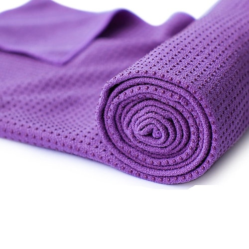 Asciugamano da yoga Inodore Ecologico Antiscivolo Non tossico Asciugatura rapida Super morbido Assorbe sudore microfibra per Yoga Pilates Bikram 0.000*0.000*0.000 cm Viola Blu Arancione
