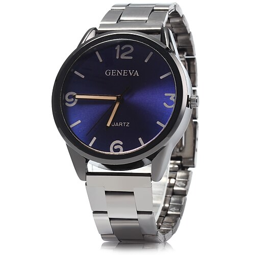 Men's Dress Watch Wrist Watch Quartz Blue / Silver / Analog Classic Casual - Black Red Blue