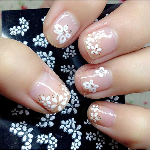 

Mixed 30 Sheets Nail Sticker Beauty Floral Design Patterns Nagel Stickers Mixed Transfer Manicure Tips 3D Unhas Decals Christmas Nails Xmas Nails Christmas Nail Wrap Christmas Nail Stickers