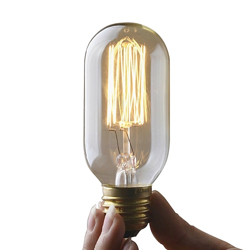 

1pc 40W E26/E27 T45 Edsion Bulb Warm White 2300 K Incandescent Vintage Edison Light Bulb AC 110-130V AC 220-240V
