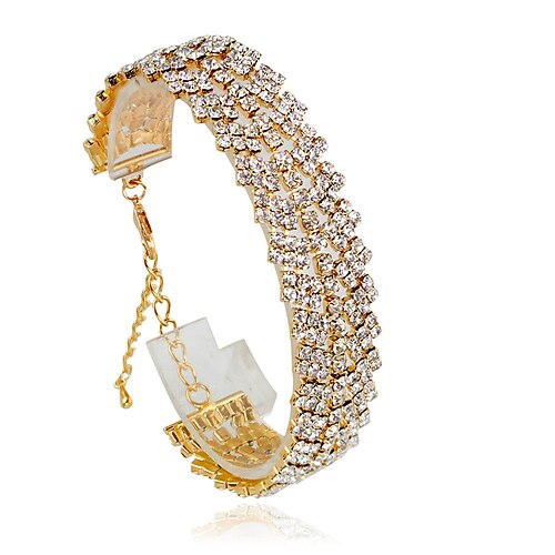 Dames Tennis Armbanden Modieus Legering Armband sieraden Gouden / Zilver Voor Bruiloft