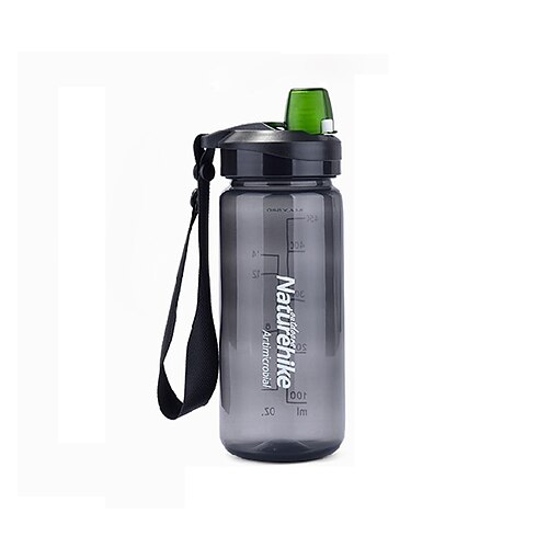 

Naturehike Water Bottle Single Portable for BPA free PP Outdoor Camping / Hiking Black