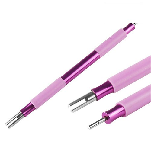 Purple Double Size Volume Pen Quilling Paper DIY Tools
