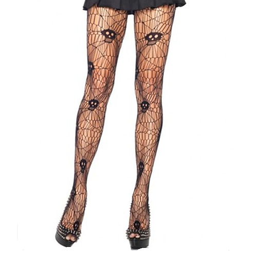 

Mariée fantomatique Chaussettes / Bas Femme Noël Halloween Fête / Célébration Térylène Noir Femme Facile Déguisement Carnaval Mosaïque