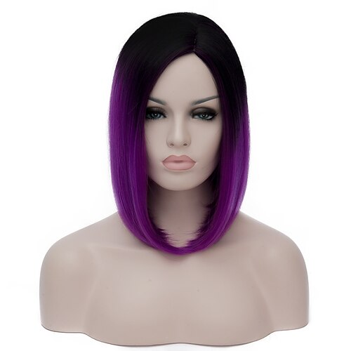 

Cosplay Costume Wig Synthetic Wig Lolita Wig Short Purple Synthetic Hair Women's Purple