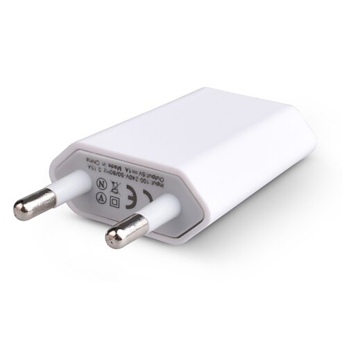 Adaptrar USB-laddare EU-kontakt 1 USB-port 1.5 A för