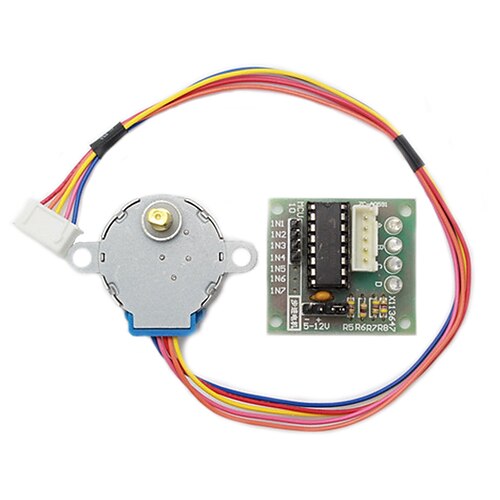 5v stepper motor 28byj-48 med drev test modul bord uln2003 5 linje 4 fase