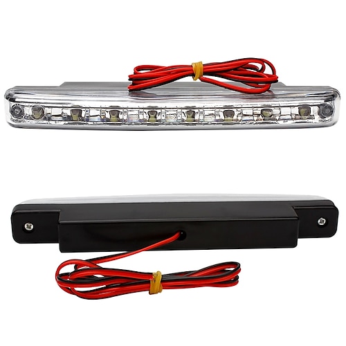 

OTOLAMPARA 1 Set Fit for Corolla Camry Civic CR-V Focus Golf 8W 640LM 8 SMD LED DRL