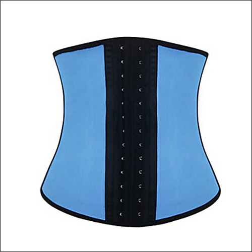 

Corset Women's Waist Trainer Shapewears Office Running Gym Yoga Rosy Pink Blue Modal Spandex Sport Breathable Underbust Corset Hook & Eye Tummy Control Push Up Front Close Solid Colored / Walking