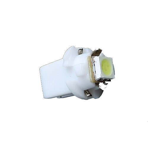 T5 B8.5D 5050 SMD αυτοκινήτου LED Indicator Light Gauge Speedo ταμπλό Side Εσωτερικών Lamp Bulb White
