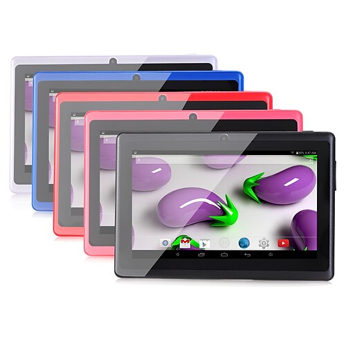 A33 7 дюймовый Android Tablet (Android 4.4 1024 x 600 Quad Core 512MB+8Гб) / TFT / # / 32 / TFT / Micro USB