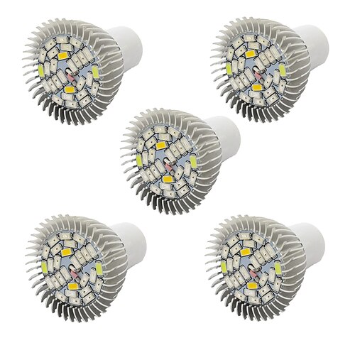 5pcs lm Cultivo de bombillas 28 leds LED de Alta Potencia Decorativa 100-240V