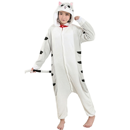 

Adults' Kigurumi Pajamas Cat Animal Onesie Pajamas Flannel Toison Cosplay For Men and Women Christmas Animal Sleepwear Cartoon Festival / Holiday Costumes / Leotard / Onesie / Leotard / Onesie