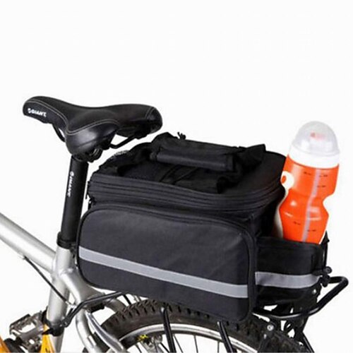 20 L Sac de Porte-Bagage / Double Sacoche de Vélo Sacs de Porte-Bagage Ajustable Etanche Résistant à l'humidité Sac de Vélo Nylon Sac de Cyclisme Sacoche de Vélo