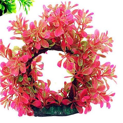 

Fish Tank Aquarium Decoration Fish Bowl Waterplant Artificial Plants Driftwood Non-toxic & Tasteless Plastic 1 pc