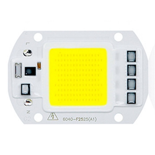 

1pc 50W Utral Bright LED COB Chip 110V 220V Input Smart IC for DIY LED Flood Light Warm Cold White