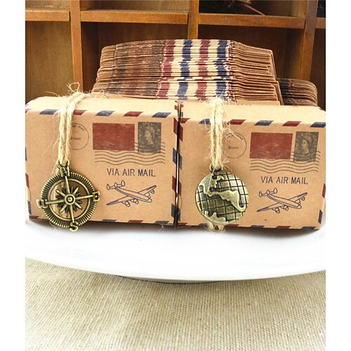 

Wedding Classic Theme Favor Boxes Card Paper Ribbons 50
