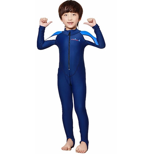 

DiveSail Boys Girls' Rash Guard Dive Skin Suit UV Sun Protection UPF50 Breathable Full Body Swimsuit Front Zip Swimming Diving Surfing Snorkeling Classic Spring Summer / Stretchy / Athleisure