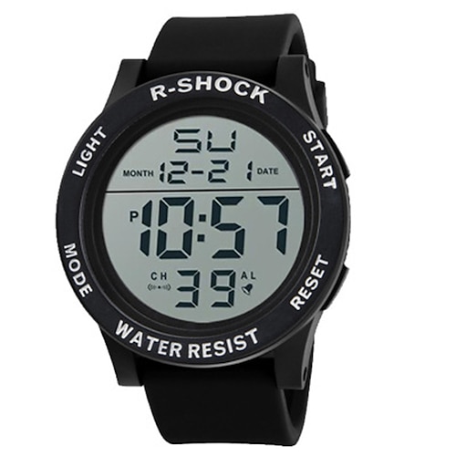 

Orologio digitale per Per uomo Da uomo Digitale Plastica Silicone