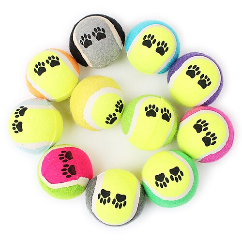Koule žvýkací hračky Interaktivní hračka Hračky pro psy 1 Tenisový míček Houba na mytí Dárek Domácí mazlíčci Hračky