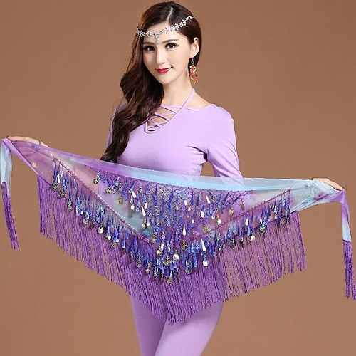 

Belly Dance Hip Scarves Women's Training Chiffon Gold Coin Christmas Decorations / Halloween Decorations / Princess Hip Scarf / Fairies / Sexy Global Gals / Sexy Maids & Servants / Pirates