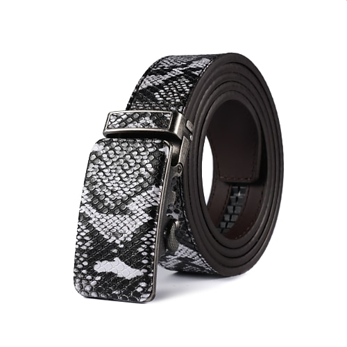 

Men's Belt Alloy Gray Designer Belts Animal