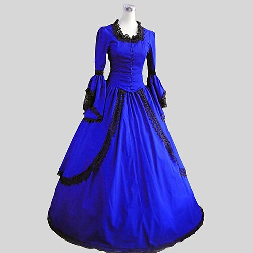 

Rococo Victorian 18th Century Cocktail Dress Vintage Dress Dress Cosplay Costume Party Costume Masquerade Prom Dress Women's Costume Vintage Cosplay Party Prom Sleeveless Ankle Length Ball Gown Plus