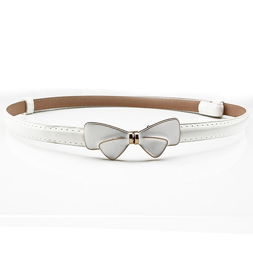 

Per donna Cintura Similpelle Bianco Nero Rosa Cammello Rosso Sottile Feste Strada Da giorno Per eventi Colore puro / Primavera / Estate / Autunno / Inverno / Resina