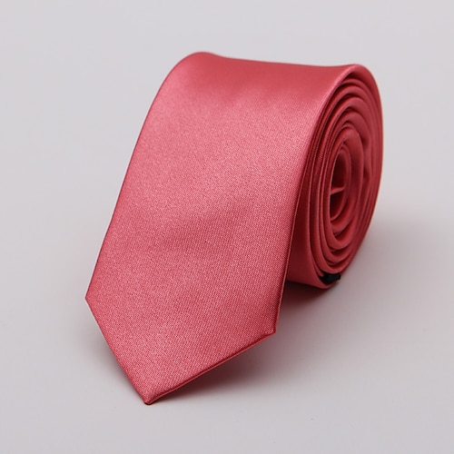 

Men's Classic Casual Slim Plain Neckwear Necktie narrow tie 5CM Solid Colored Business Suits Tie Formal Dress Accessories Office Party