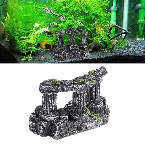 

akvarium dekorasjon fiskeskål ornament harpiks 948/9,357,4 cm
