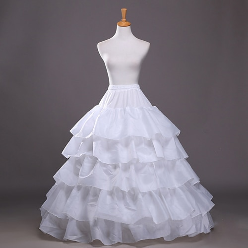 

Wedding / Party / Evening / Party & Evening Slips Taffeta / Tulle Floor-length A-Line Slip / Ball Gown Slip / Classic & Timeless with