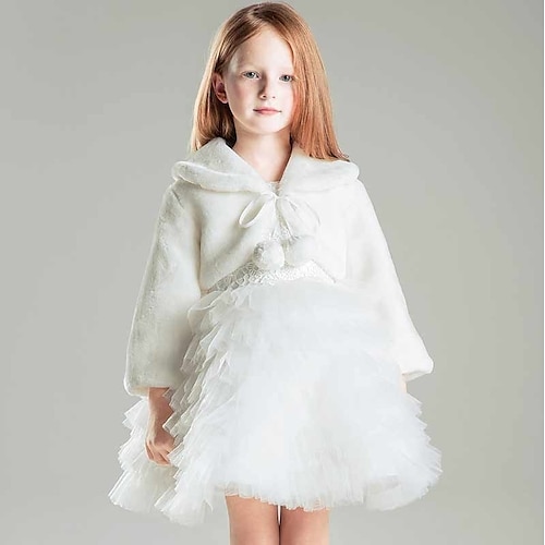 

Shrugs Faux Fur / Polyester Wedding / Party / Evening Faux Fur Wraps / Kids' Wraps With Smooth / Fur