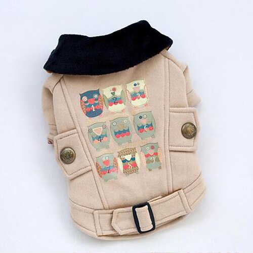 

Dog Coat Dog Clothes Animal Woolen / Cotton Costume For Pets Men's / Women's Casual / Daily