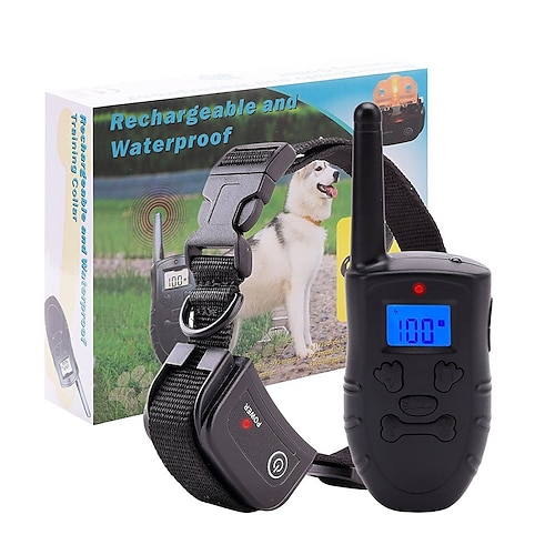 

Dog Training Training Anti Bark Collar Shock Collar Easy to Use Dog Waterproof Rechargeable Electronic / Electric Shock / Vibration Safety Plastic Clickers Behaviour Aids Obedience Training For Pets