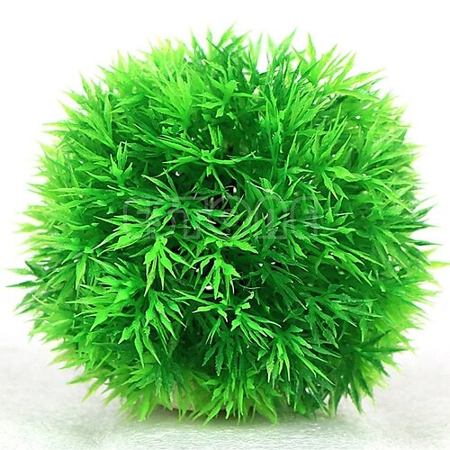 

Fish Tank Aquarium Decoration Fish Bowl Waterplant Artificial Plants Green Plastic 6/10 cm