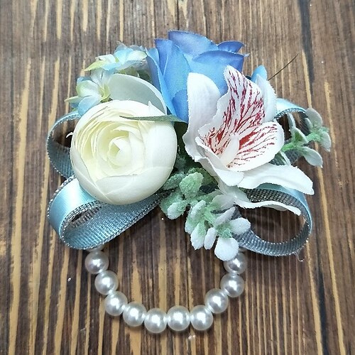 

Wedding Flowers Wrist Corsages Wedding Polyester 3.94 inch Christmas