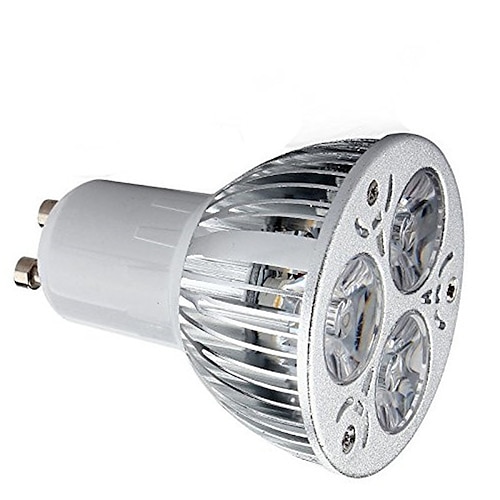 1ks 9 W LED bodovky 600 lm GU10 3 LED korálky Vysoce výkonná LED Ozdobné Teplá bílá Chladná bílá 85-265 V / 1 ks / RoHs