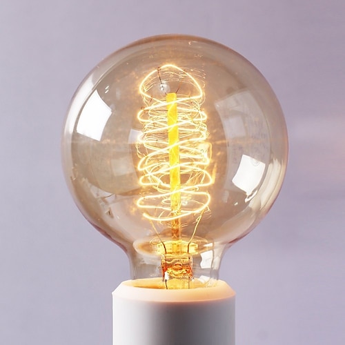 Spiral Design Edison Bulb (Warm White, 40 watt, E27)