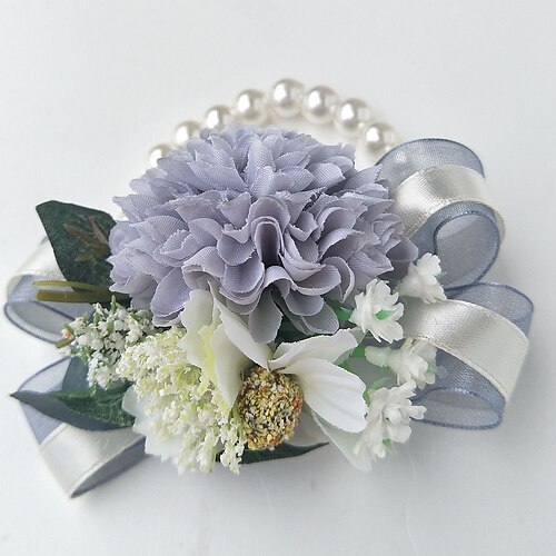 

Wedding Flowers Wrist Corsages Wedding Polyester 3.94 inch Christmas