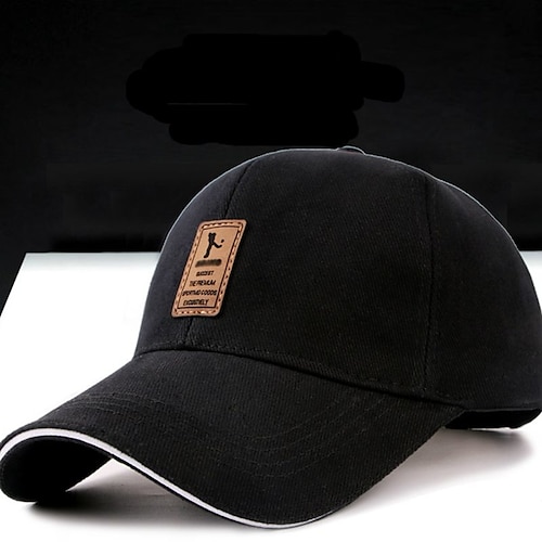 

Men's Hat Baseball Cap Black Weekend Stylish Solid Colored