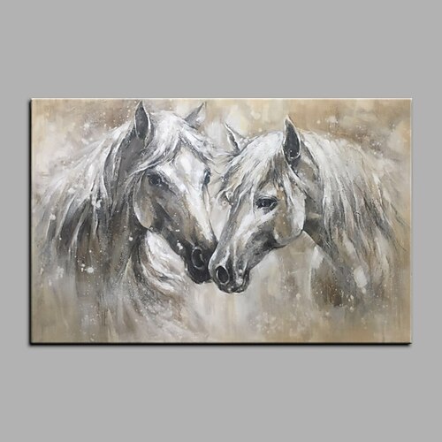 

Oil Painting Hand Painted Animals Animals Modern Rolled Canvas Rolled Without Frame