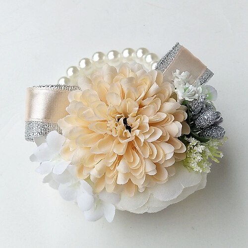 

Wedding Flowers Wrist Corsages Wedding / Party Evening Polyester 3.94 inch Christmas