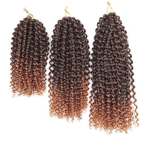 

Crochet Hair Braids Marley Bob Box Braids Blonde Burgundy Auburn Synthetic Hair 8-12 inch Medium Length Braiding Hair 60 roots / pack 3pcs / pack Heat Resistant