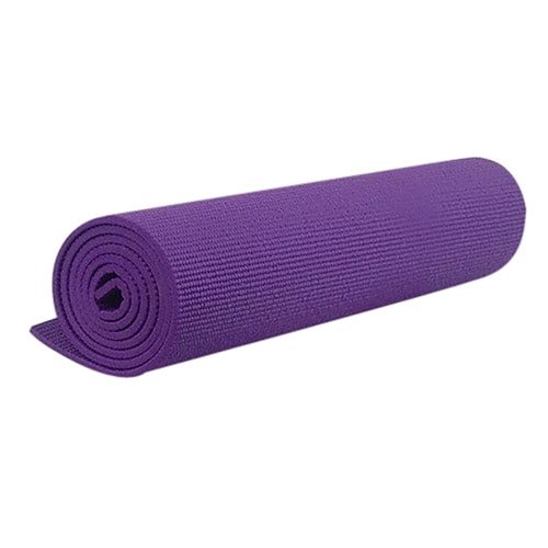 Yoga Mat 173.0*61.0*0.6 cm Geurvrij Milieuvriendelijk Kleverig Non Toxic PVC Sneldrogend Antislip Voor Yoga Pilates Training&Fitness Paars Oranje Groen