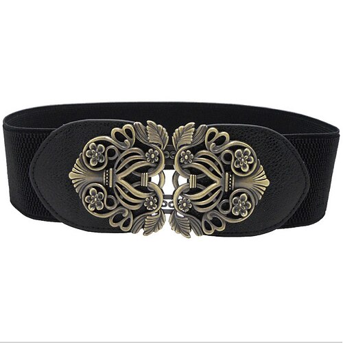 Women's Active / Basic Leather / Alloy Wide Belt