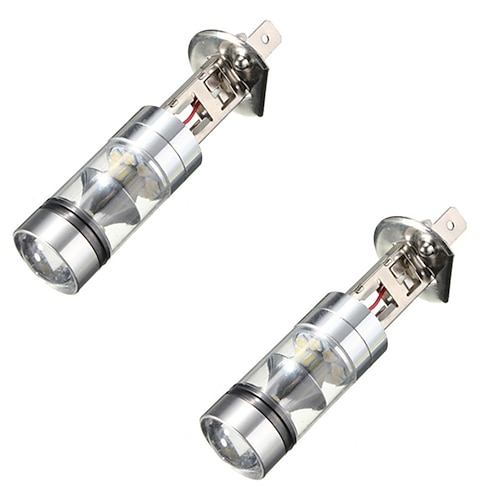 

2pcs LED Fog Lights H7 H1 Light Bulbs High Performance LED 100 W 6000-6500 k 20 For universal General Motors All years